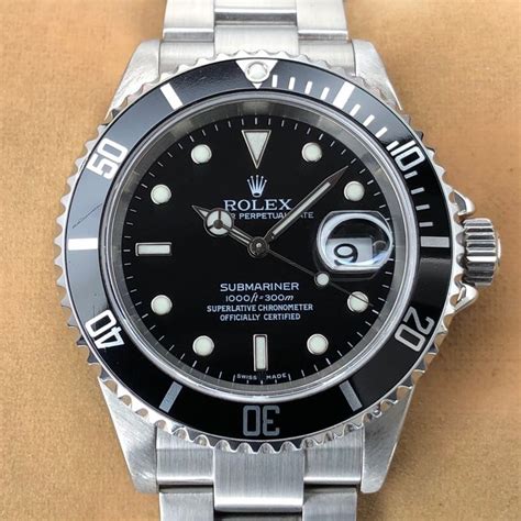 rolex submariner date 2005|rolex submariner 16610 year.